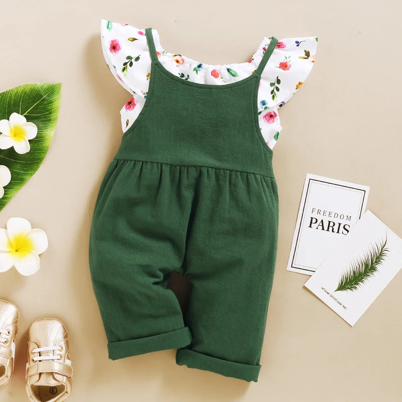 Conjunto Infantil Floral